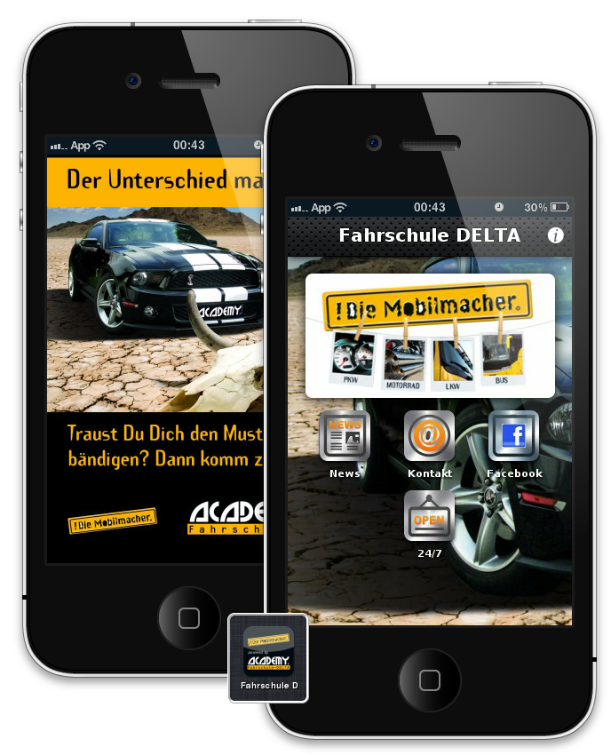 Die mobile App wird aktuell nur unter iPhone, iPod touch und Android unterstützt. Weitere Geräte werden folgen.